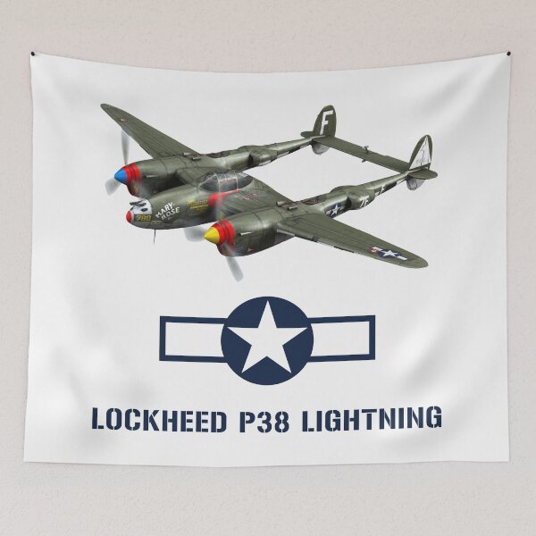 Item preview, World War 2 Aircraft Lockheed P-38 Lightning designed and sold by Blok45.