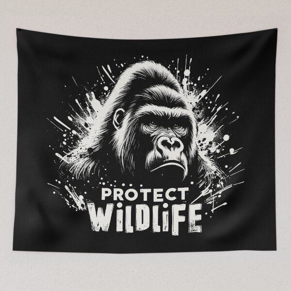 Item preview, Protect Wildlife - Gorilla designed and sold by PrintSoulDesign.