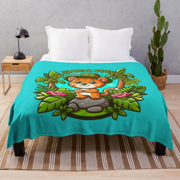 Item preview, The Small Warrior Tiger In Jungle designed and sold by KTGim.