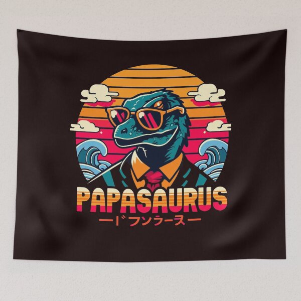 Item preview, Raptor Wearing Shades Papasaurus designed and sold by PanfurWare-LLC.