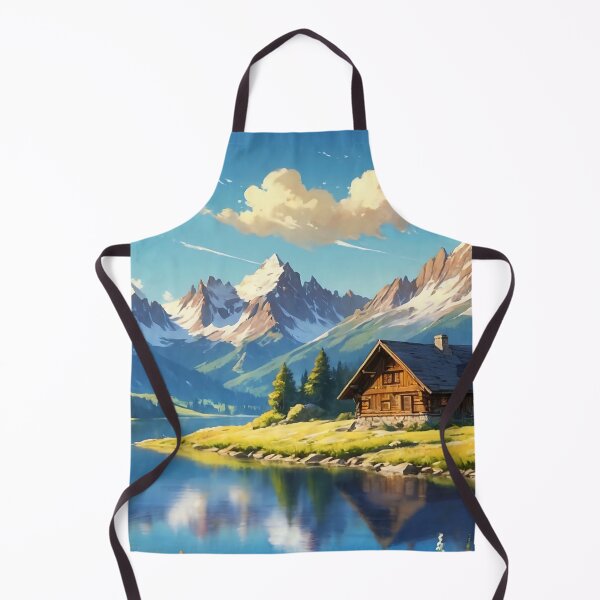 Item preview, Serene Alpine Tranquility Amidst Blooming Meadows designed and sold by ArtComixHaven.