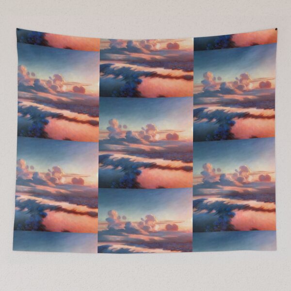 Item preview, where cloud waves break designed and sold by T-D-R.