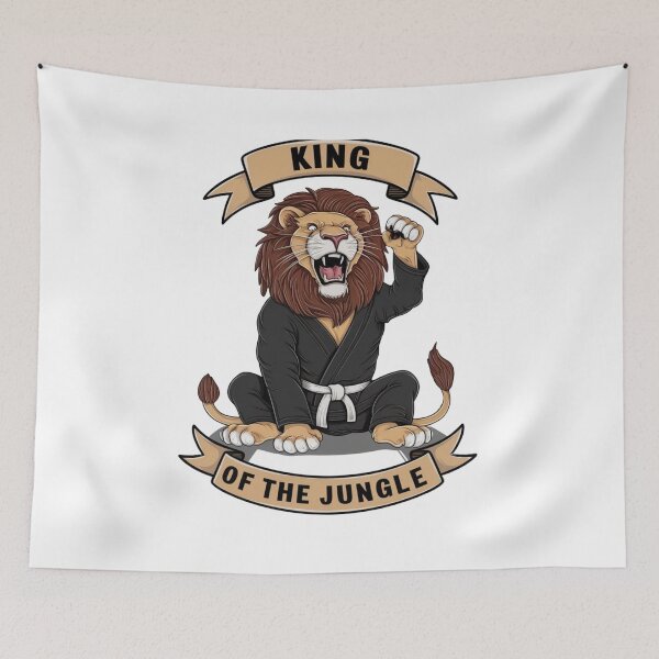 Item preview, bjj lion king of jungle designed and sold by Martial-Art-23.