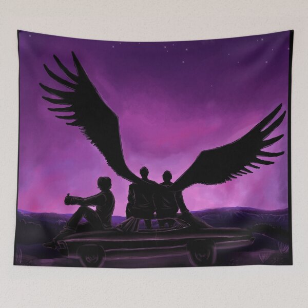 Item preview, Purple Wings- Supernatural's Team Free Will designed and sold by MerakiandMangoe.