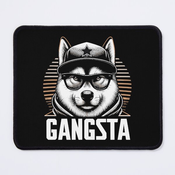 Item preview, Laika Gangsta Gangster Dog Glasses Gift designed and sold by Pineapple-Tree.