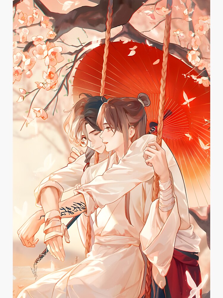 60 PC Heaven Official's Blessing Stickers - Tian Guan Ci Fu Vinyl Waterproof Decals