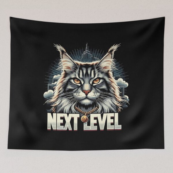 Item preview, Maine Coon Cat Next Level Gift designed and sold by Pineapple-Tree.
