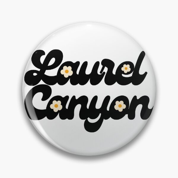 Item preview, Laurel Canyon Daisy Design Black and White Floral Groovy Typography designed and sold by the-pacific.