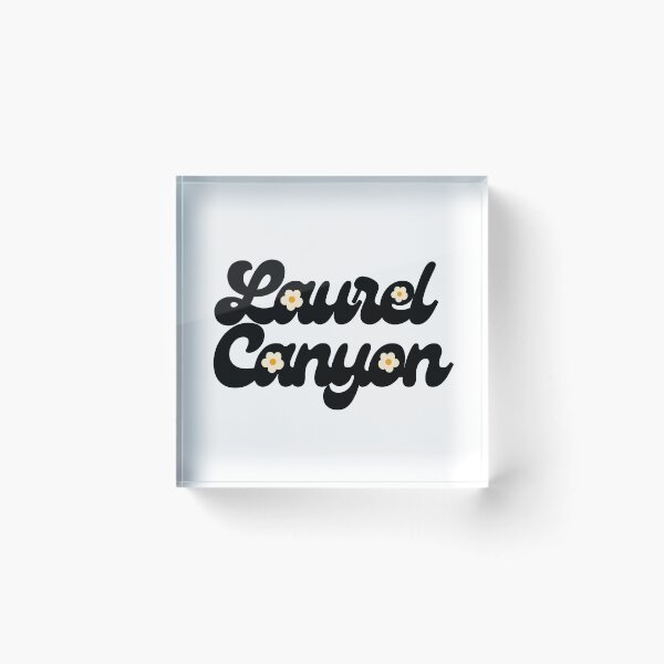 Item preview, Laurel Canyon Daisy Design Black and White Floral Groovy Typography designed and sold by the-pacific.