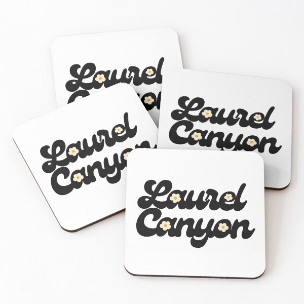 Item preview, Laurel Canyon Daisy Design Black and White Floral Groovy Typography designed and sold by the-pacific.