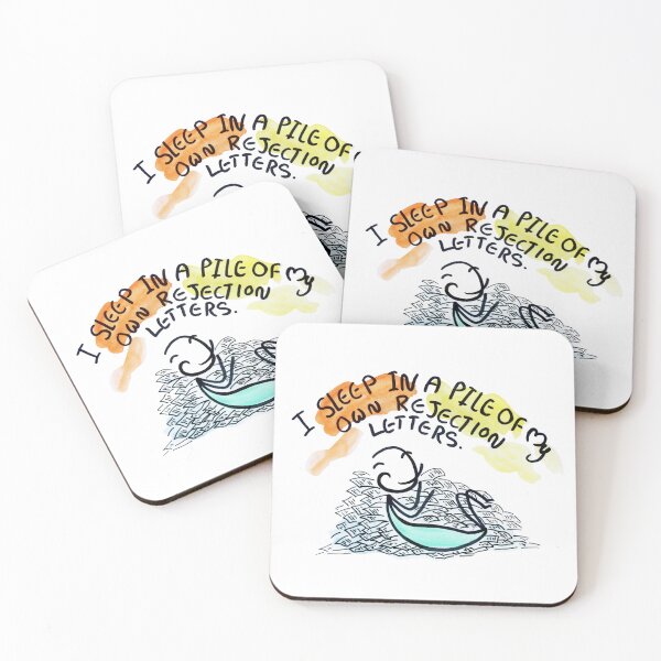Item preview, I Sleep In a Pile of My Own Rejection Letters — Mon Mín Meu designed and sold by MonMinMeu.