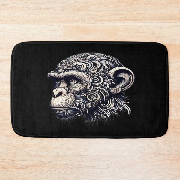 Item preview, Wise Old World Monkey designed and sold by Furbulous Faces.