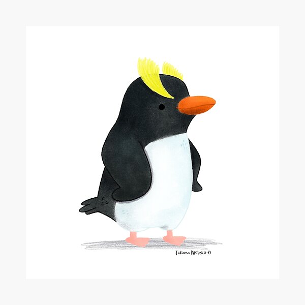 Item preview, Erect Crested Penguin designed and sold by julianamotzko.