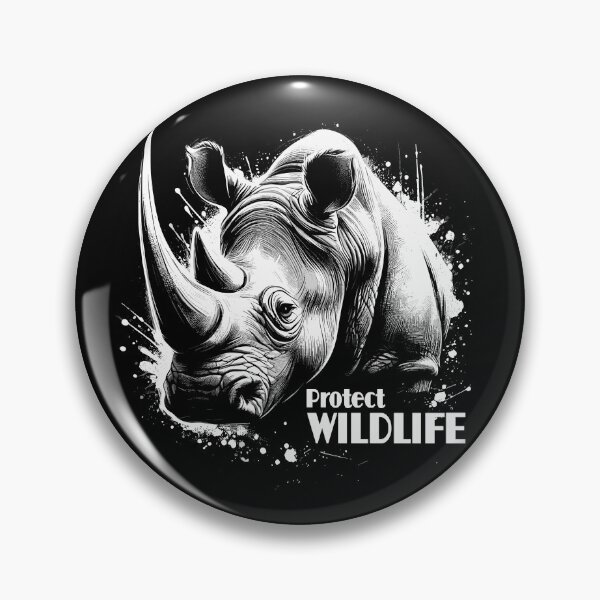 Item preview, Rhino Protect Wildlife designed and sold by PrintSoulDesign.