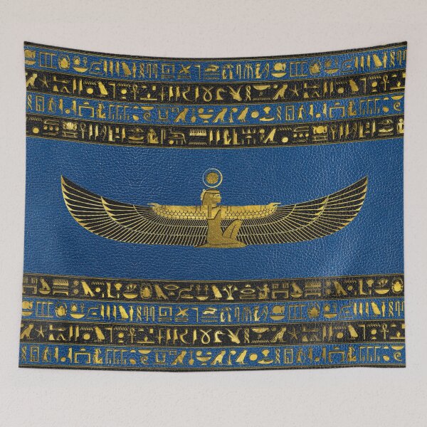 Item preview, Golden Egyptian God Ornament on  leather designed and sold by Nartissima.