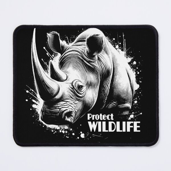 Item preview, Rhino Protect Wildlife designed and sold by PrintSoulDesign.
