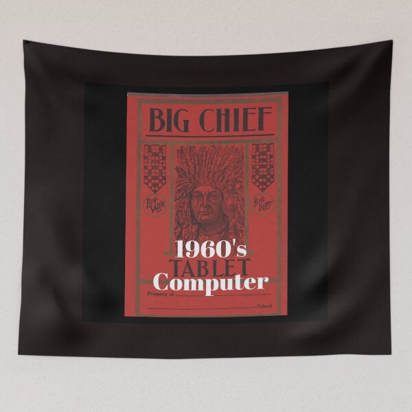 Item preview, "Big Chief Tablet Nostalgia: Relive Childhood Scribbles in Style!" designed and sold by Mrpalaad.
