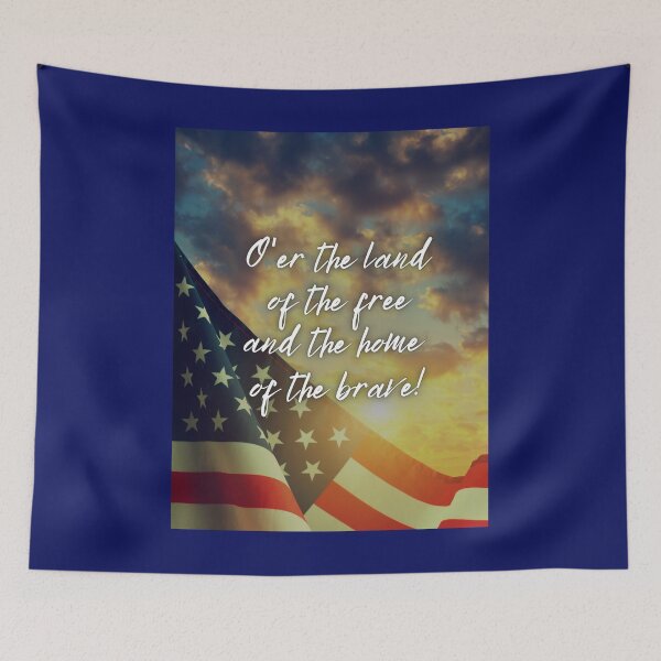 Item preview, O'er The Land of the Brave and The Home of the Brave! designed and sold by HolidaysBlaze Designs For You.