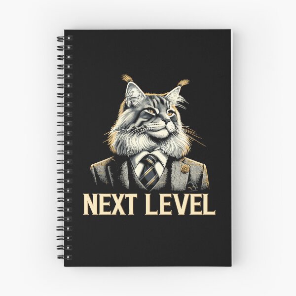 Item preview, Maine Coon Cat Next Level Suit Success Gift designed and sold by Pineapple-Tree.
