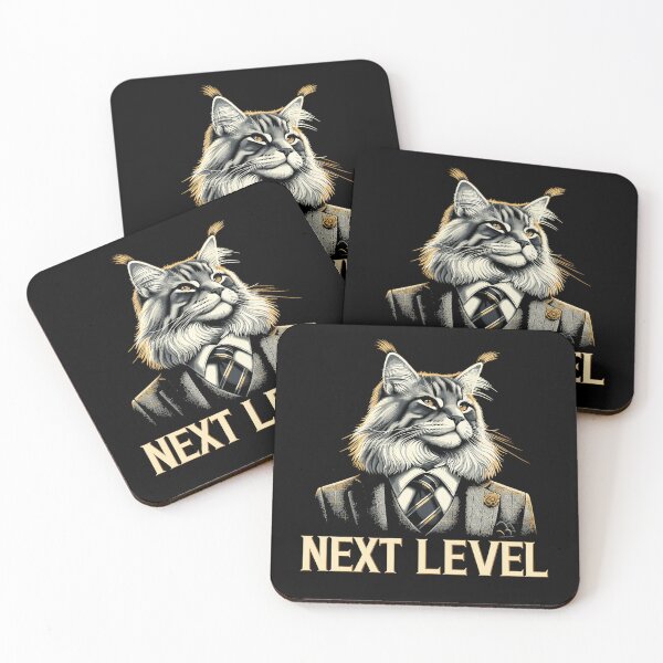 Item preview, Maine Coon Cat Next Level Suit Success Gift designed and sold by Pineapple-Tree.