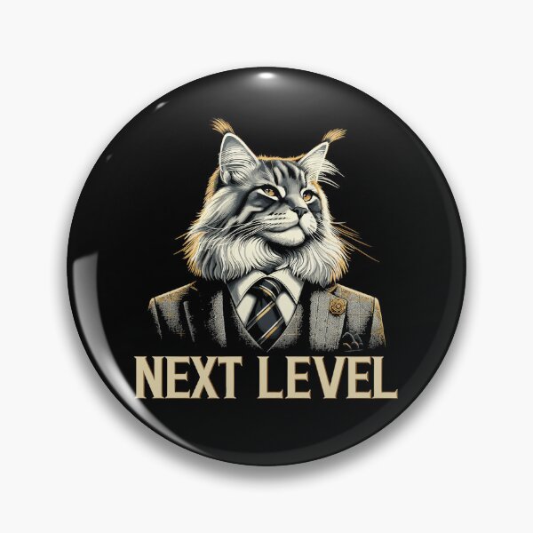 Item preview, Maine Coon Cat Next Level Suit Success Gift designed and sold by Pineapple-Tree.