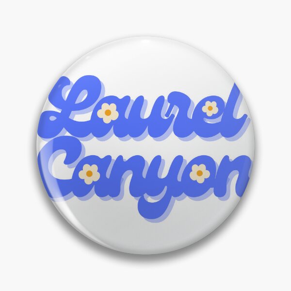 Item preview, Groovy Blue Laurel Canyon Typography Design Daisy Floral Retro designed and sold by the-pacific.