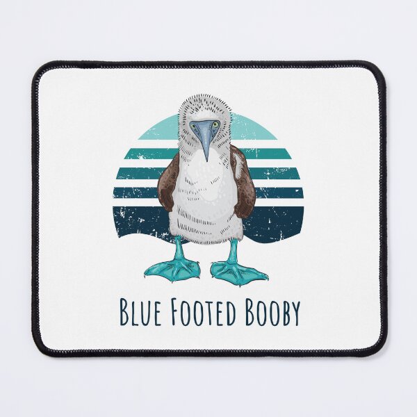 Item preview, Blue footed booby on sea vintage background designed and sold by Deepness2023.