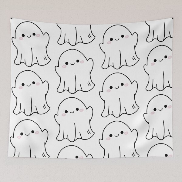 Item preview, Happy Cute Ghost designed and sold by Onestop Shop.