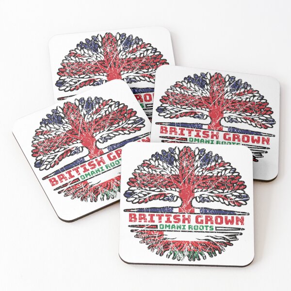 Item preview, Oman Omani British UK Tree Roots Flag designed and sold by FlagX.