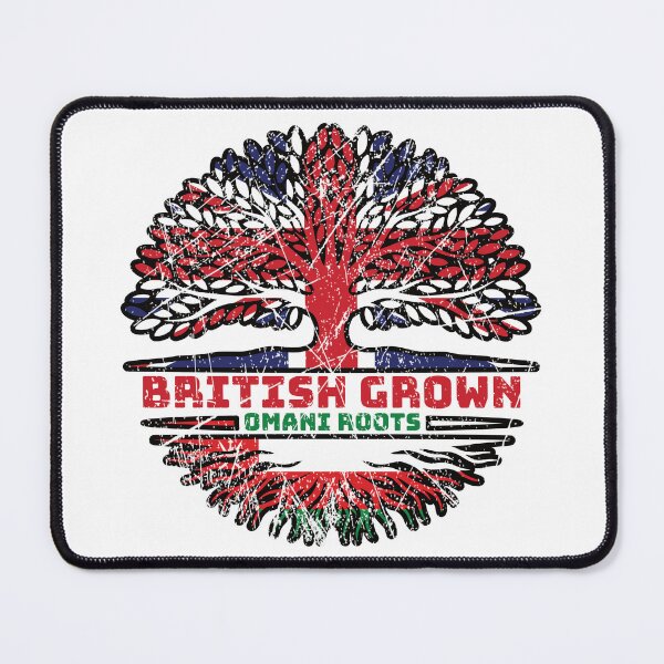 Item preview, Oman Omani British UK Tree Roots Flag designed and sold by FlagX.