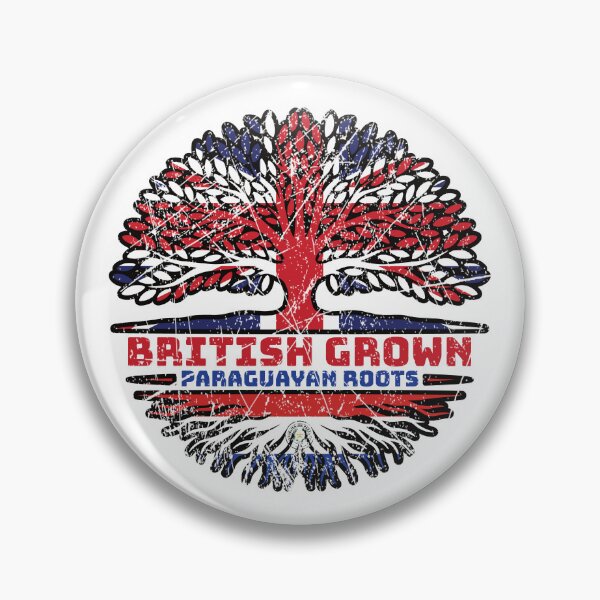 Item preview, Paraguay Paraguayan British UK Tree Roots Flag designed and sold by FlagX.