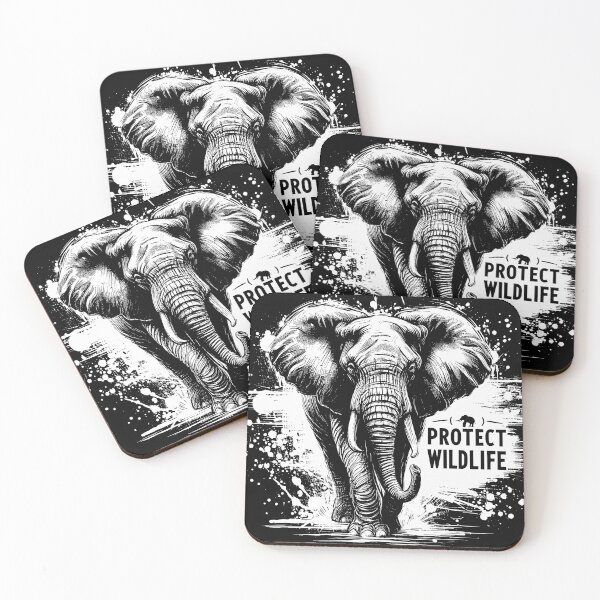 Item preview, Protect Wildlife - Elephant designed and sold by PrintSoulDesign.