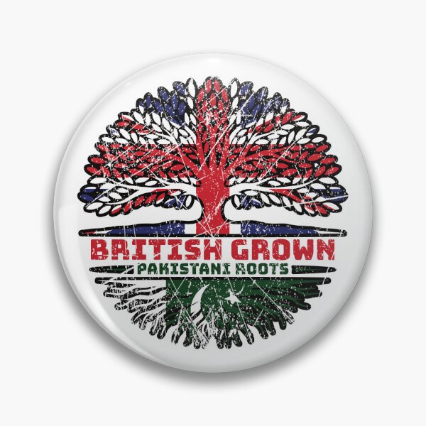 Item preview, Pakistan Pakistani Uk United Kingdom British Tree Roots Flag designed and sold by FlagX.