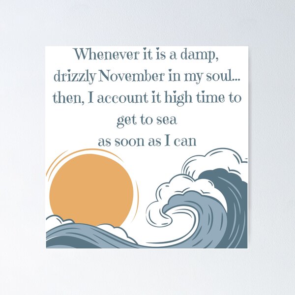 Item preview, Get to Sea Quote designed and sold by OspreyElliott.