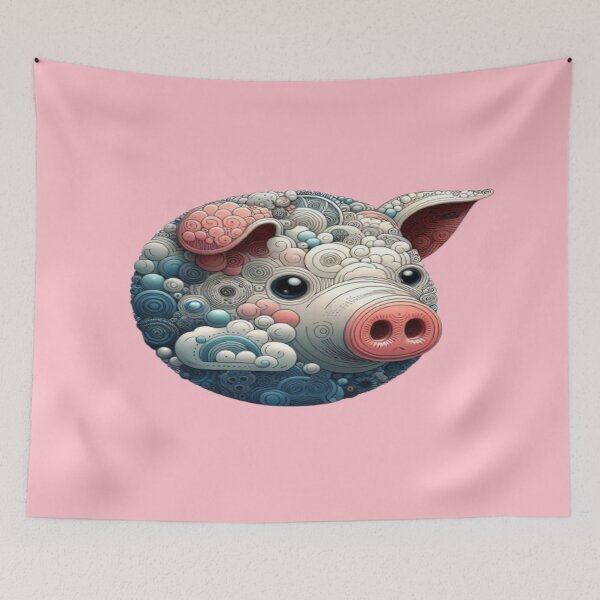 Item preview, Dreamy Pig designed and sold by Furbulous Faces.
