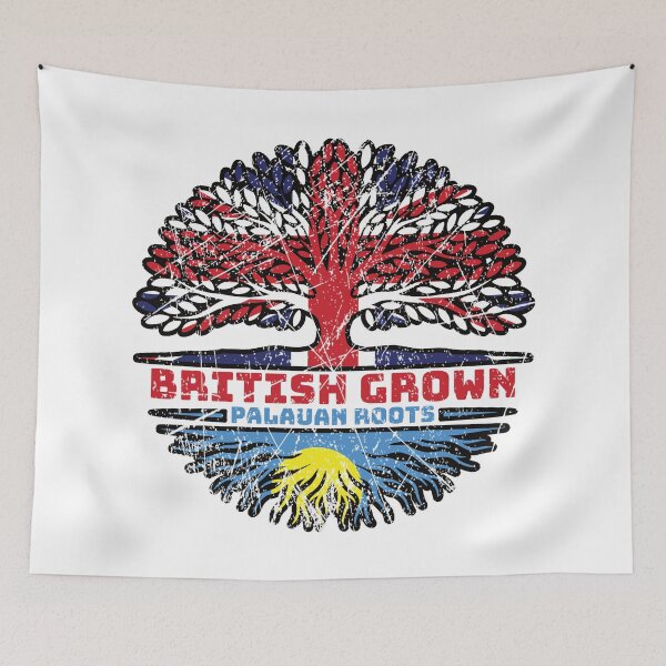 Item preview, Palau Palauan British UK Tree Roots Flag designed and sold by FlagX.