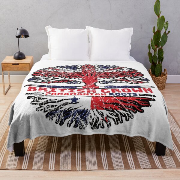 Item preview, Panamanian Panama Uk United Kingdom British Tree Roots Flag designed and sold by FlagX.