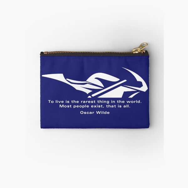 Item preview, Oscar Wilde on Living (white) designed and sold by SweetsAndSavary.