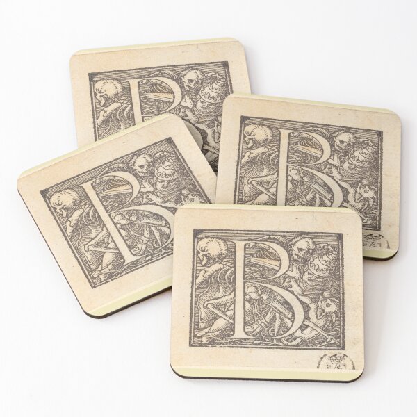 Item preview, Capital B, Dance of Death Alphabet designed and sold by TheBreezyCat.