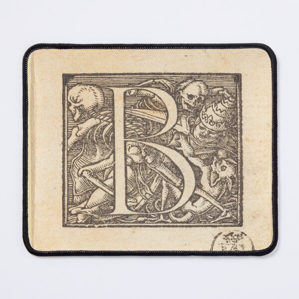 Item preview, Capital B, Dance of Death Alphabet designed and sold by TheBreezyCat.