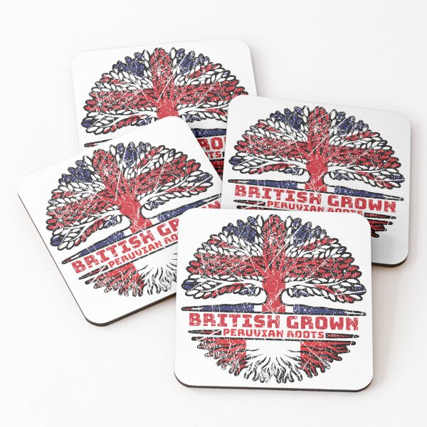 Item preview, Peru Peruvian Uk United Kingdom British Tree Roots Flag designed and sold by FlagX.