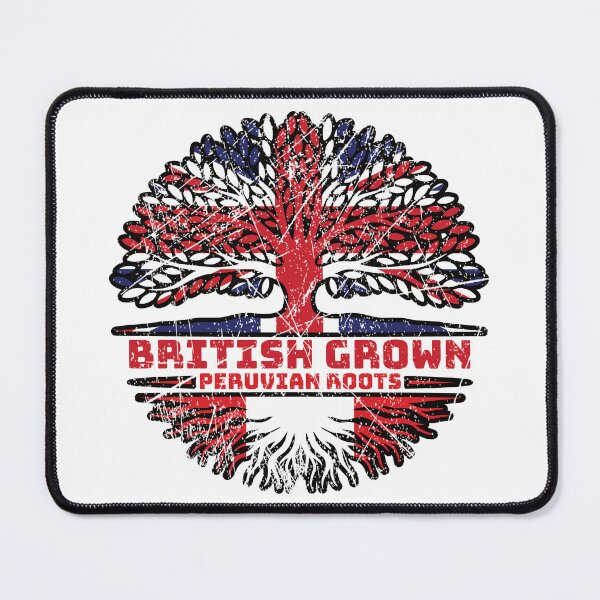 Item preview, Peru Peruvian Uk United Kingdom British Tree Roots Flag designed and sold by FlagX.
