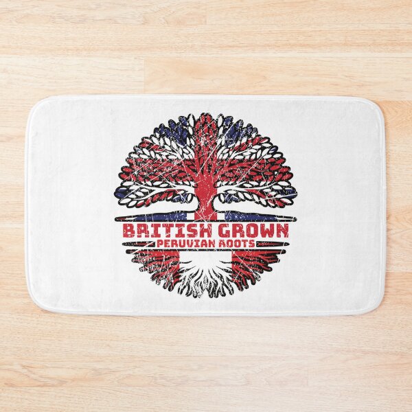 Item preview, Peru Peruvian Uk United Kingdom British Tree Roots Flag designed and sold by FlagX.
