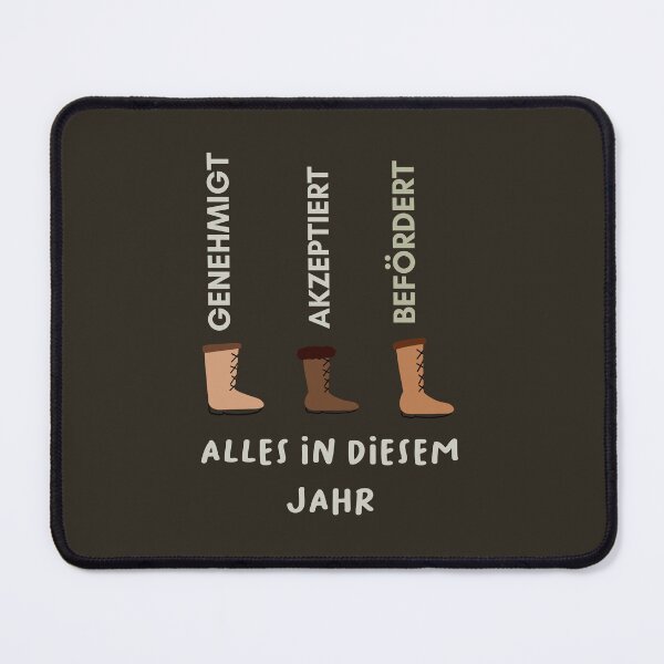 Item preview, AKZEPTIERT, ANGENOMMEN, BEFÖRDERT - Alles in diesem Jahr | Motivation and Inspiration | Cute Character Illustrations | Simple Design designed and sold by RM-Journey.