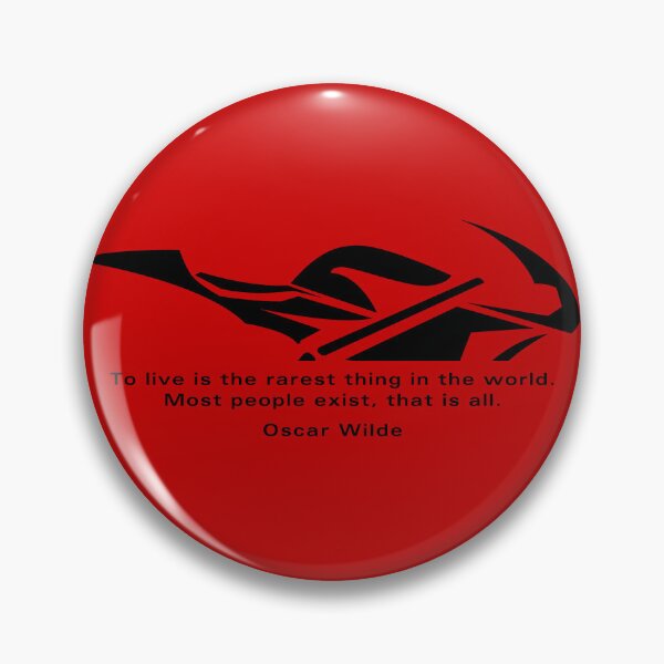 Item preview, Oscar Wilde on Living (black) designed and sold by SweetsAndSavary.