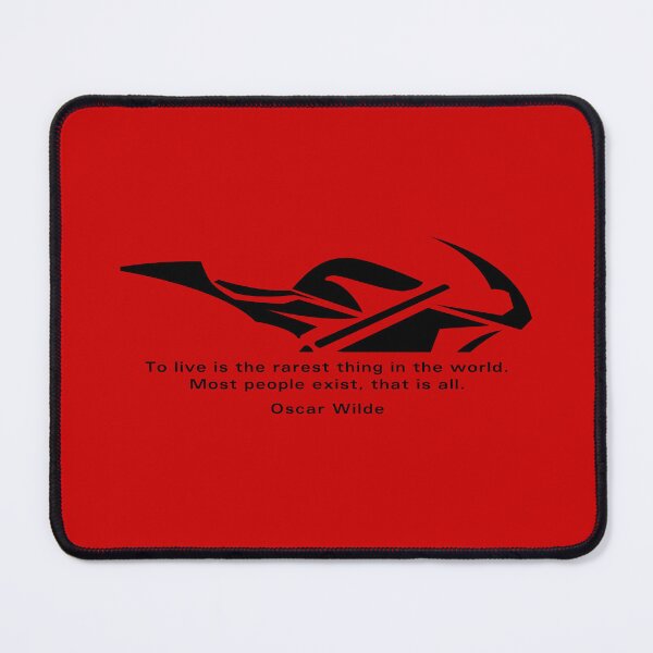 Item preview, Oscar Wilde on Living (black) designed and sold by SweetsAndSavary.