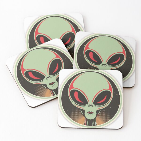 Item preview, Green Alien Sticker designed and sold by Misasha.