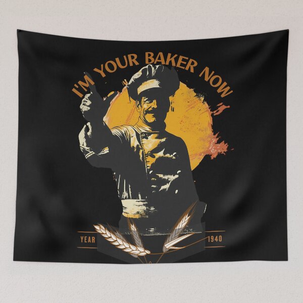 Item preview, An immortalized baker: Admire the craftsmanship in this digital work (1940) designed and sold by Artedig.