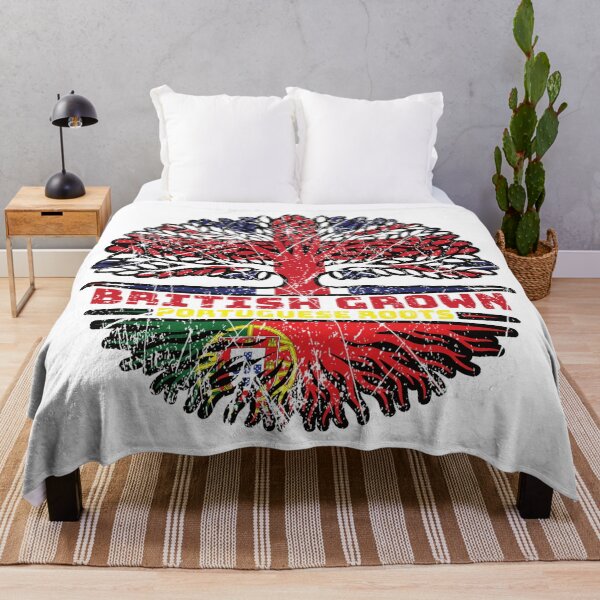 Item preview, Portuguese Portugal Uk United Kingdom British Tree Roots Flag designed and sold by FlagX.