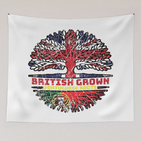 Item preview, Portuguese Portugal Uk United Kingdom British Tree Roots Flag designed and sold by FlagX.